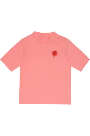 Mini Rodini Clover embroidered T-shirt