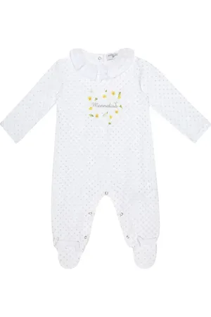 MONNALISA Baby printed cotton onesie