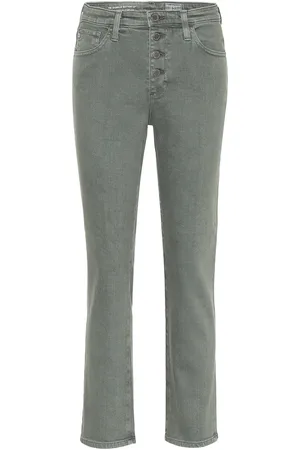 AG Jeans Isabelle high-rise straight jeans