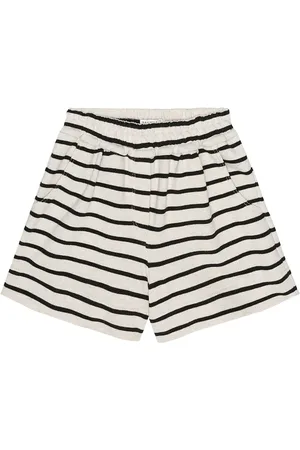 Brunello Cucinelli Striped cotton-jersey shorts