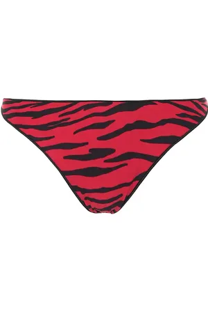 Tropic of C Curve zebra-print bikini bottoms