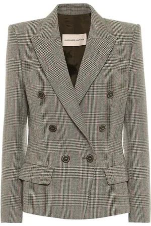 ALEXANDRE VAUTHIER Checked wool blazer