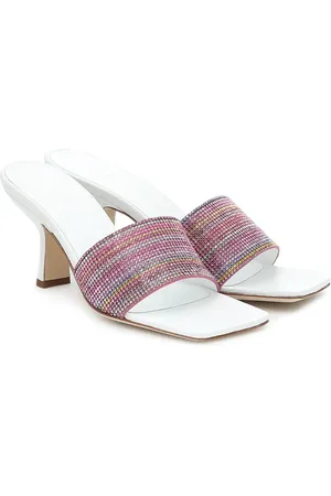 By Far Dylan embellished leather sandals