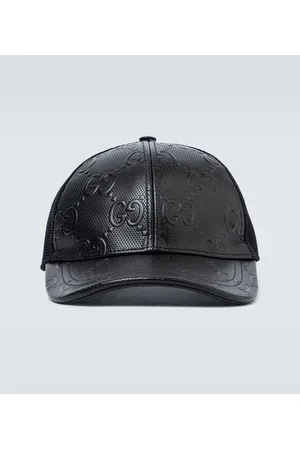 Gucci Nylon GG Baseball Cap Hat in Black