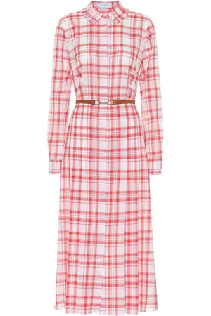 GABRIELA HEARST Jane checked cotton shirt dress