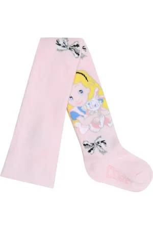MONNALISA Baby â x DisneyÂ® Alice cotton-blend tights