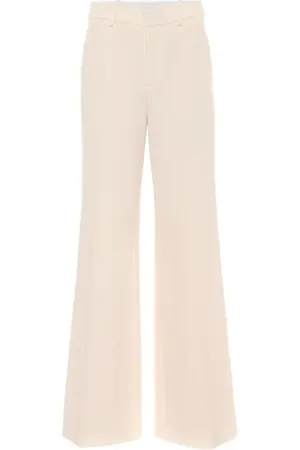 Roland Mouret Lucanus wool crÃªpe wide leg pants