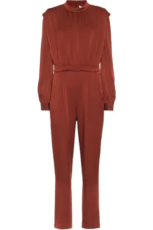 VERONICA BEARD Kavia satin crÃªpe jumpsuit