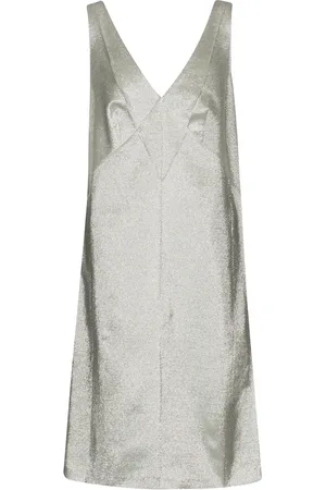 Marc Jacobs Gabardine and lamÃ© minidress