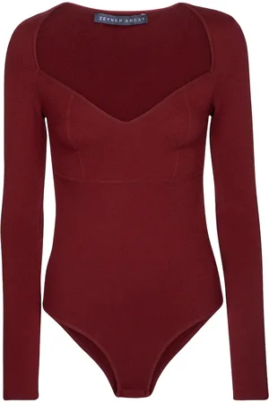 Zeynep Arcay Zeynep ArÃ§ay Stretch-knit bodysuit