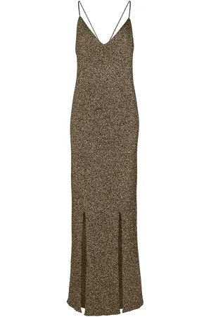 Ganni Stretch-knit slip dress