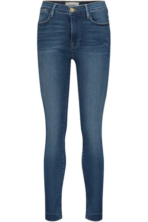 Frame Le High cropped skinny jeans