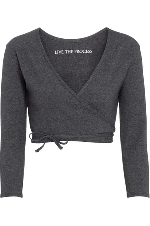 LIVE THE PROCESS Zen wrap cardigan