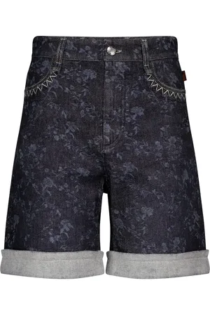 Chloé ChloÃ© High-rise denim Bermuda shorts