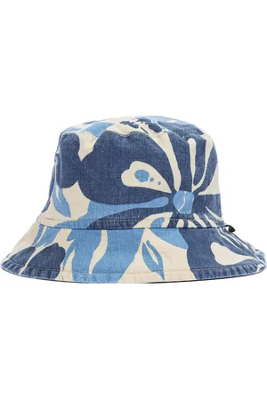 Il gufo Printed cotton and linen bucket hat