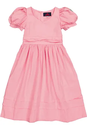 The Animals Observatory Peacock cotton-poplin dress