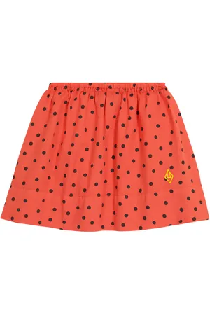 The Animals Observatory Impala polka-dot cotton skirt