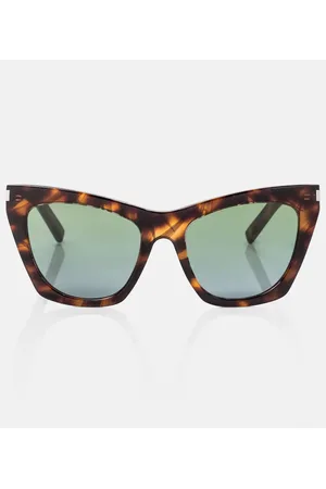 Saint Laurent Eyewear Sulpice Marbled Sunglasses - Farfetch