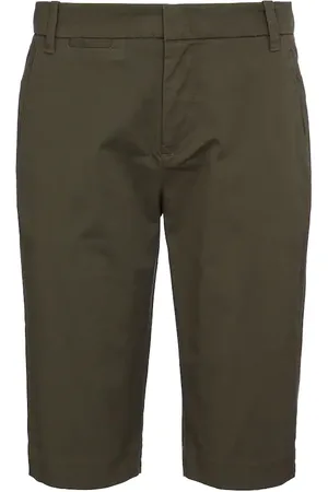 Vince Mid-rise cotton Bermuda shorts