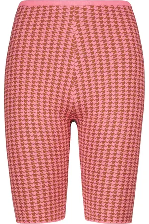 Tropic of C Rumba houndstooth biker shorts