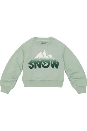 Il gufo Printed cotton sweatshirt