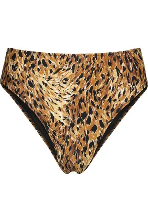 Tropic of C Vibe animal-print bikini bottoms