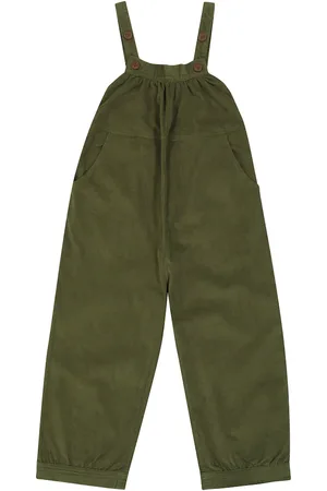 Caramel Gobi corduroy dungarees