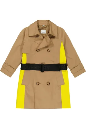Burberry Kids Belted cotton trench coat