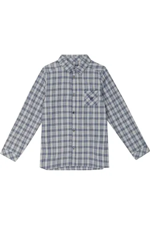 Tartine Et Chocolat Checked cotton-blend shirt