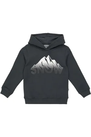 Il gufo Printed cotton hoodie
