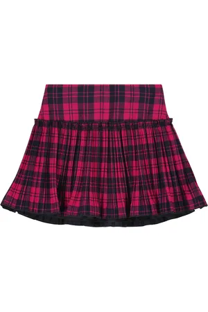 Il gufo Checked skirt