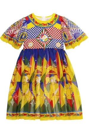 Dolce & Gabbana Printed silk dress