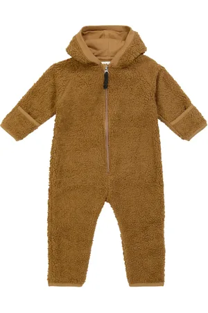 Molo Umeko zipped hooded cotton-blend onesie