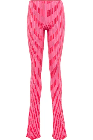 Serafini Striped intarsia knit sweatpants