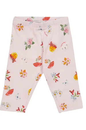 MONNALISA Winter flower printed leggings