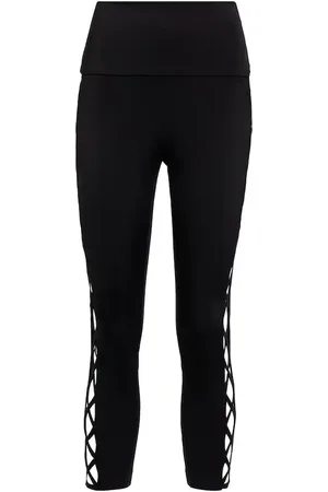 Norma Kamali Cutout high-rise leggings