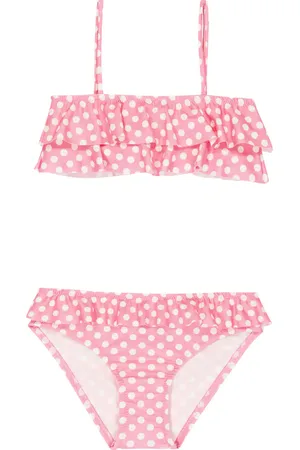 Melissa Odabash Noemi polka-dot ruffled bikini