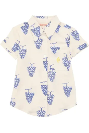 The Animals Observatory Striped short-sleeved cotton shirt