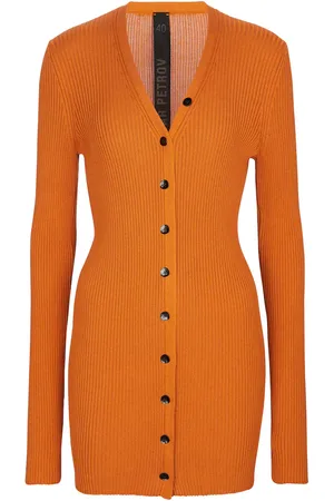 PETAR PETROV Eliza ribbed-knit silk cardigan