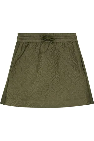 Burberry Logo-quilted high-rise skirt