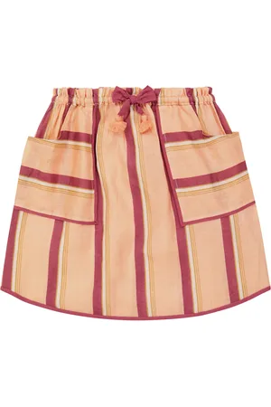 ZIMMERMANN Rosa striped linen skirt