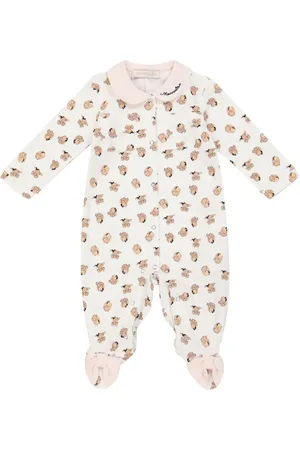 MONNALISA Baby printed cotton onesie