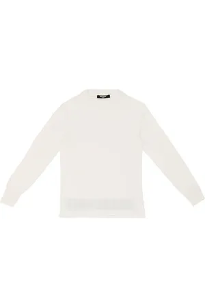 Balmain Logo virgin wool sweater