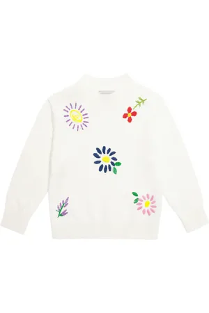 Stella McCartney Embroidered cotton and wool sweater
