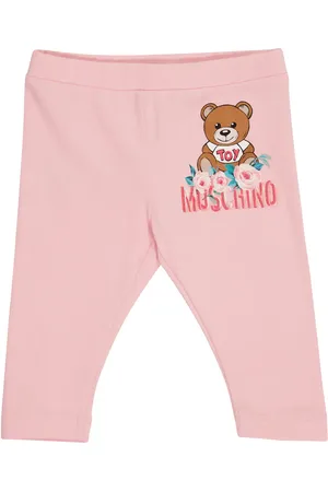 Moschino Baby Teddy stretch-cotton leggings