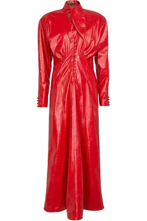 Isabel Marant Genazuli faux leather maxi dress