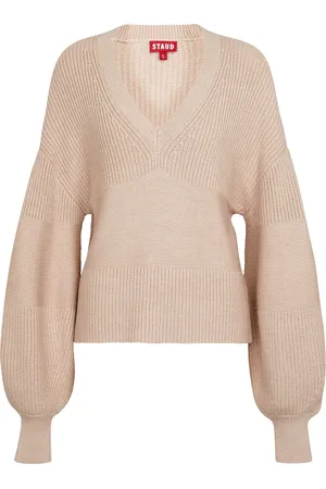 Staud Rye ribbed-knit sweater