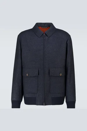 Loro Piana Wool and cashmere-blend bomber jacket