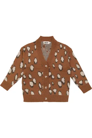 Molo Gina jacquard knit cardigan