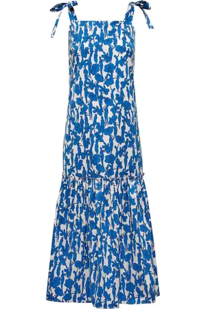 Tory Burch Floral cotton-blend midi dress